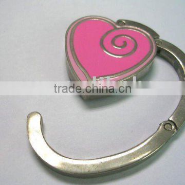 Heart shape bag holder/hanger