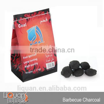 1KG BBQ Charcoal Briquette, Coconut Charcoal for Shisha