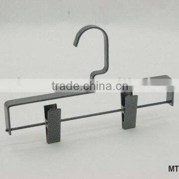 Metal Pants Hanger,Matt Nickle Finishing Hook,Flat Aluminum