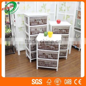 Side Wall Vertical Living Room Drawer Storage Cabinets