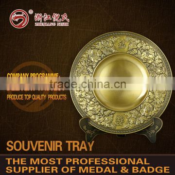 Manufactory production metal souvenir plate