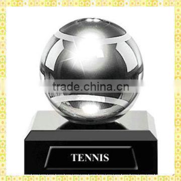 Best Seller Engraved Custom Crystal Football Trophy For Football Match Gifts