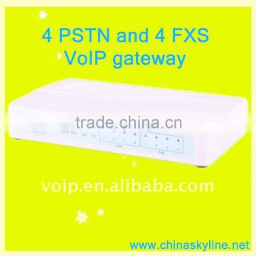 4FXS+4PSTN /Two 10/100 Ethernet for WAN / LAN connections