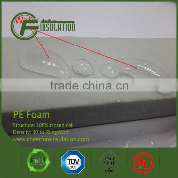 Flame Resistant Aluminum Foil Backed Heat Insulation Polythylene / PE Foam Roll