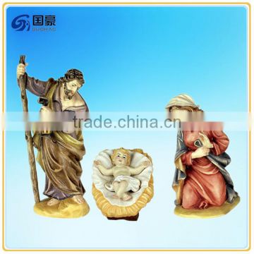 Religious Resin Statue With Holy Family Statue Jesus Mary Joseph For Sale