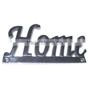 nickel plated home alphabet shiny hangers