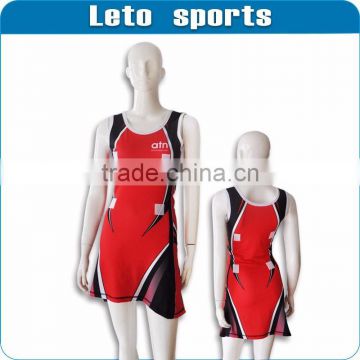 Professional printed netball jersey,netball uniforms for women