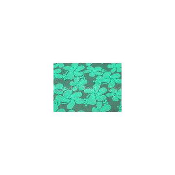 Eco-Friendly Green Polyester Lace Fabric with 150cm Width CY-CT8556
