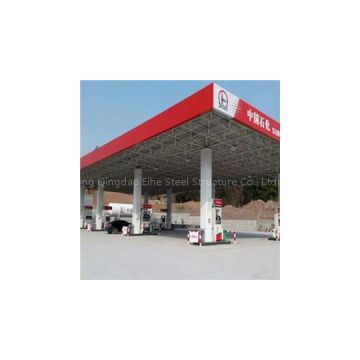Steel Structure Gas Station With Canopy