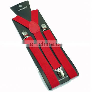 2015 china supplier hot sale braces suspenders Y back suspenders