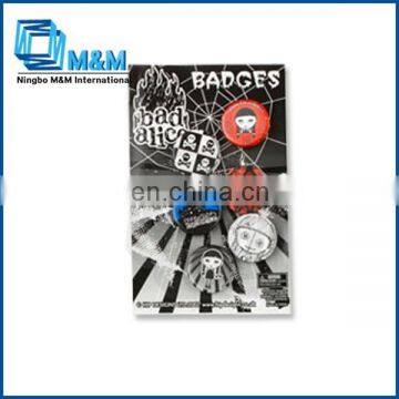 Hot Selling Bad Girl Alice Tin Badge