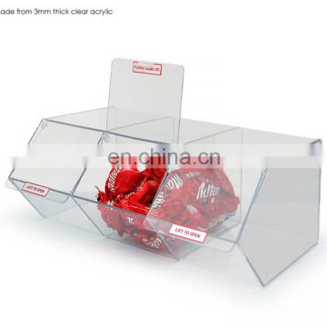 2018 new design and high quality acrylic candy box