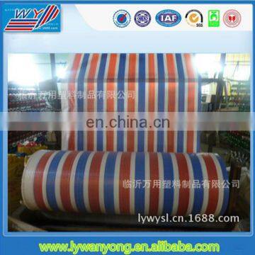 Pe Stripe Plastic Colors Laminated tarpaulin