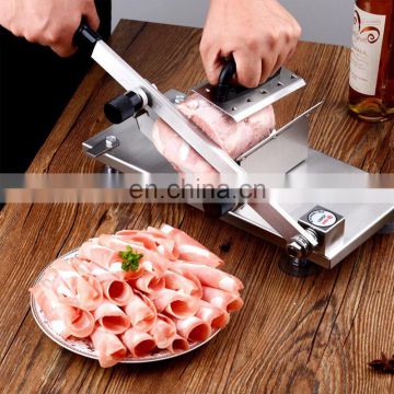 Stainless steel manual commercial mutton meat slicer for sale