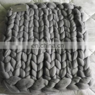 giant super 120 chunky hand knitting merino wool yarn