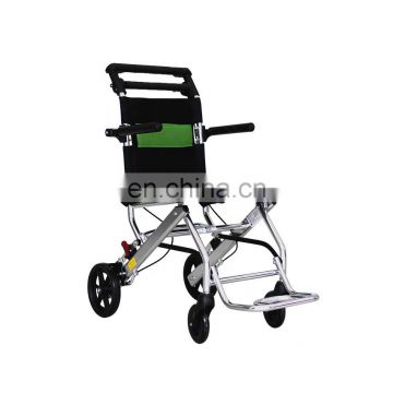 Medical Device Lightweight Manual Transport Aluminum Folding Wheelchair for Elderly