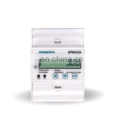Automatic power energy monitor DIN rail 3 phase digital volt meter smart meter wifi