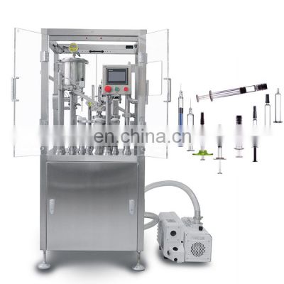 High Speed 600-900 Pcs/h Automatic Syringe Plunger Gel Filling Machine Glass Syringe Fill Machine
