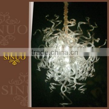 Morden luxury crystal chandelier sensor lamp