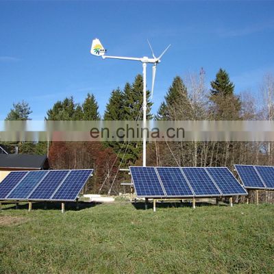5000w farm wind turbine with PV hybrid system