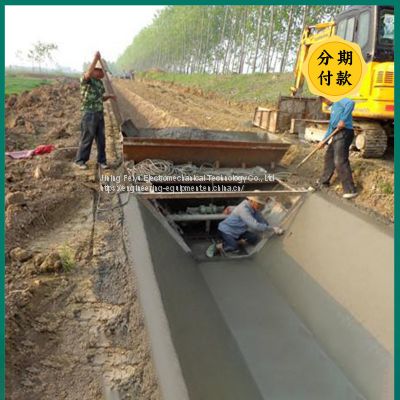 Canal lining machine pouring molding machine hydraulic self-propelled canal machine farmland irrigation ditch machine