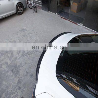 Universal Car Auto Rear Trunk Wing Lip Real Carbon Fiber Rear Spoiler Wing For Tesla Model 3 Y