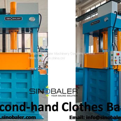 Second-Hand Clothes Baler in the Textile Recycling Industry SINOBALER