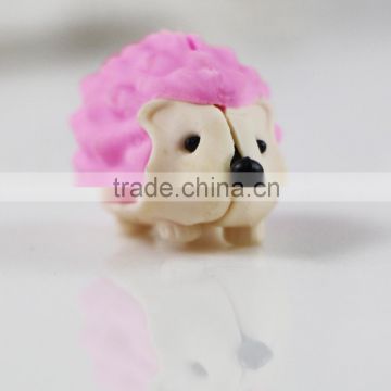 Hedgehog Mini-style Eraser The new school supplies South Korea and Japan 0.01kg/pc size 3.5*2.3*2.5cm factory manufacture