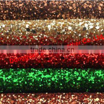 New and fashion Glitter Fabric Leather For Lady Shoes and bags