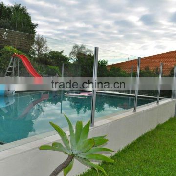 Stainless steel swimming pool handrail
