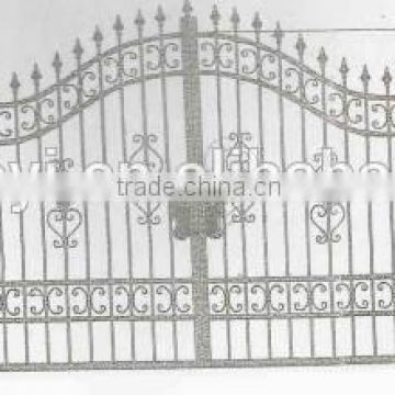 automatic wrought iron entrance gate