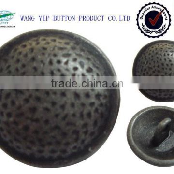 18mm one hole dotted shank metal togggle coat buttons