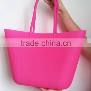 Lastest New Design Custom Silicone Sandy Beach Bag/Lady Handbag/Women Bag