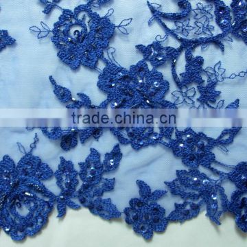 Embroiedered lace fabric CA124-2B(708)