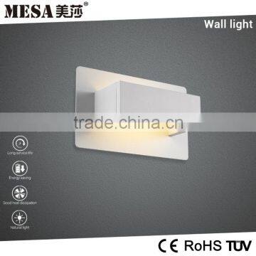 Aluminum Sandy white Square promotional warmwhite reading areas wall lamp