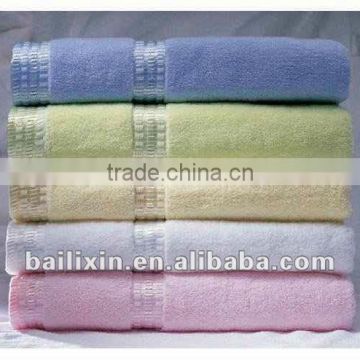 100% bamboo fribral zero twist bath towel