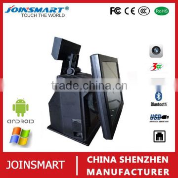 Chinese supplier resistive touch dual screen android pos