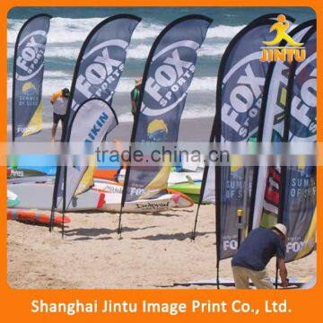 2016 Beach flag, customized double sides print flying flag