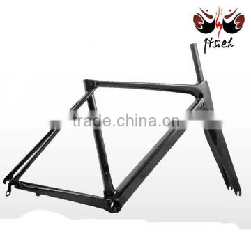 High quality full carbon road bike frame with fork ,Inside Cable BB86