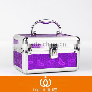 2014 purple aluminum cosmetic case