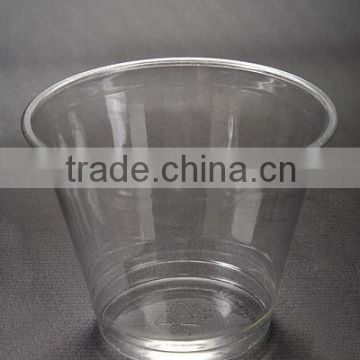 9oz personalized transparent clear plastic PET cup for kids