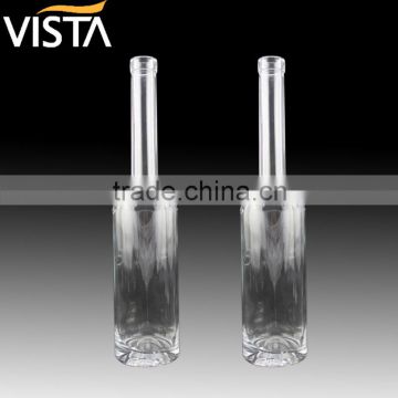 Clear 250ml glass bottles with stopper