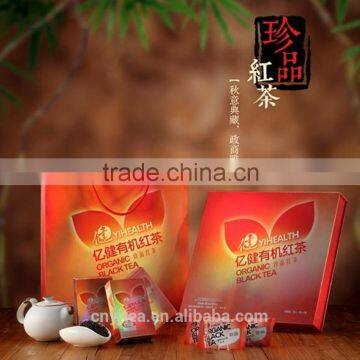 Healthy refined Chinese gift tea weight loss black tea /red tea