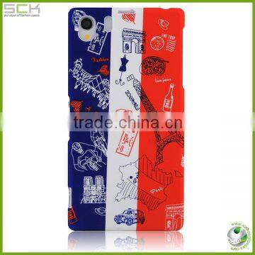 Heat transfer pc case for sony ericsson mobile cover phone case