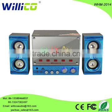 New design 2.1 Multimedia active speaker subwoofer box