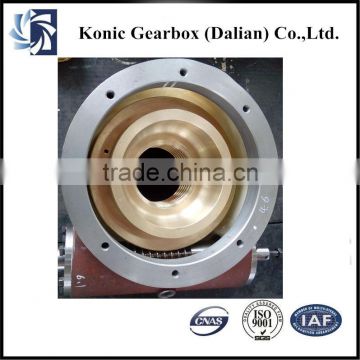 Customized nonstandard transimission high rpm rotating worm gear with steel wheel