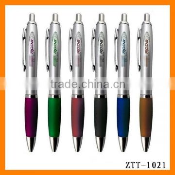 Factory Price Cheap Advertising Plastic Ballpoint Pen Wholesale Print Logo ZTT-1021