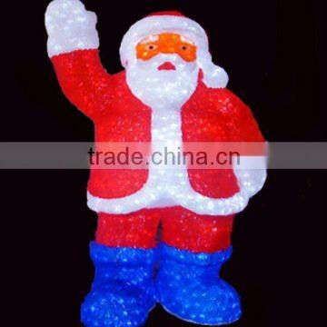 3D Santa Claus led motif light