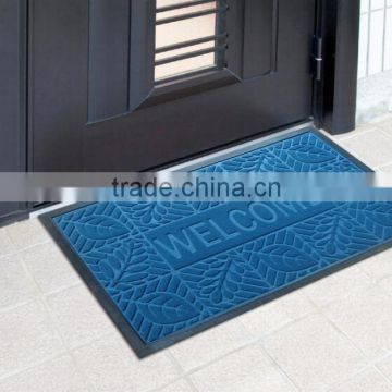 wholesale entry rubber polyester floor door mat