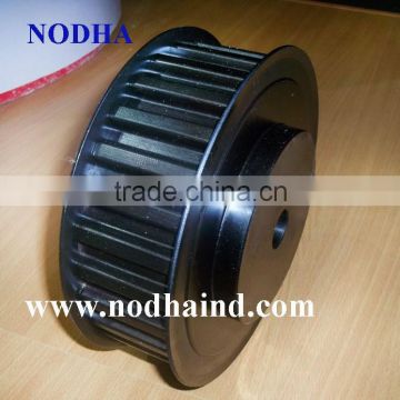 Timing pulleys L, H, XH with black oxide pilot solid bore
